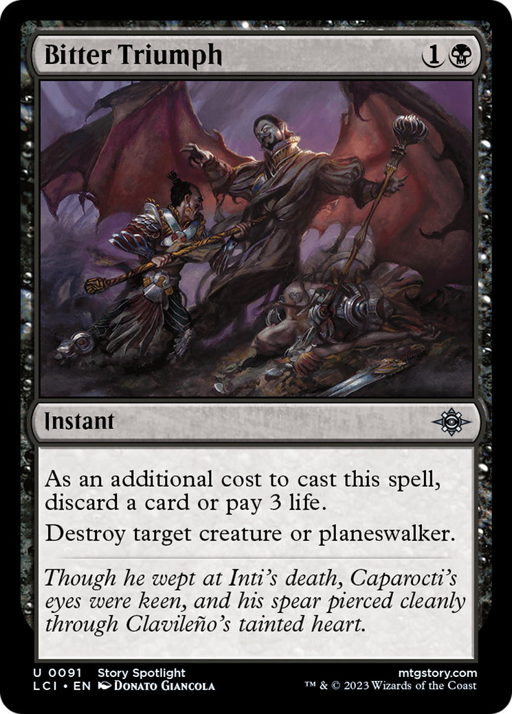 Bitter Triumph [The Lost Caverns of Ixalan] - Destination Retro