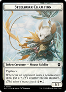 Steelburr Champion // Squid Double-Sided Token [Bloomburrow Commander Tokens] - Destination Retro