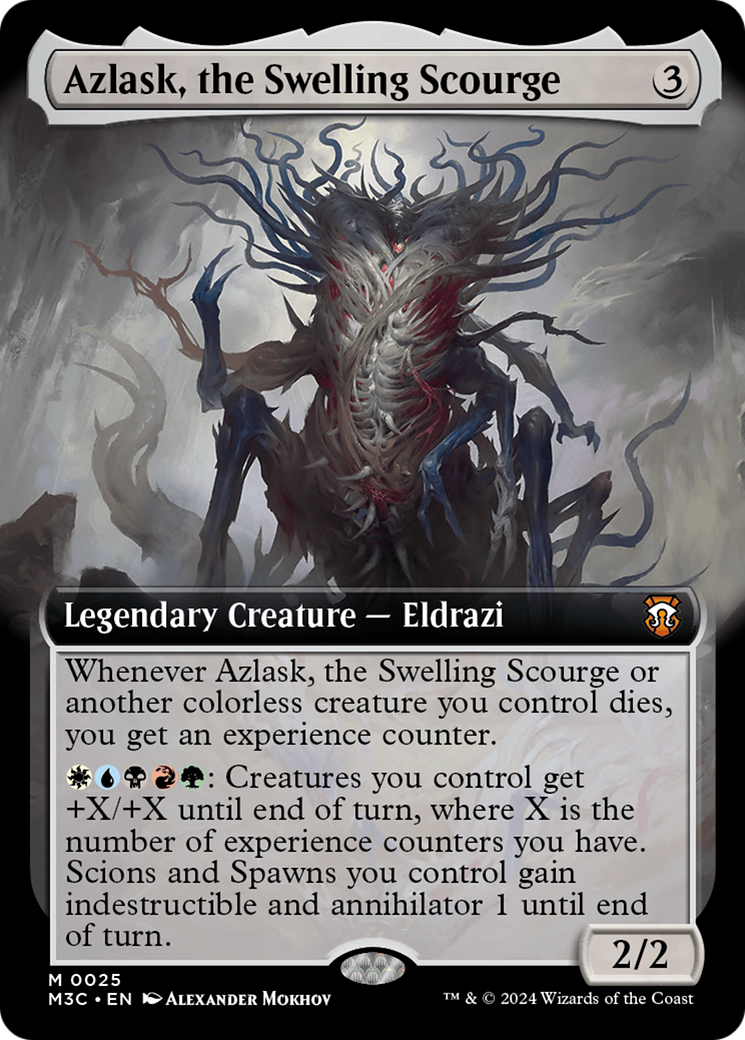 Azlask, the Swelling Scourge (Extended Art) [Modern Horizons 3 Commander] - Destination Retro
