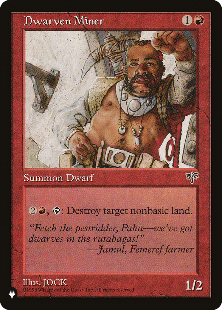 Dwarven Miner [The List] - Destination Retro