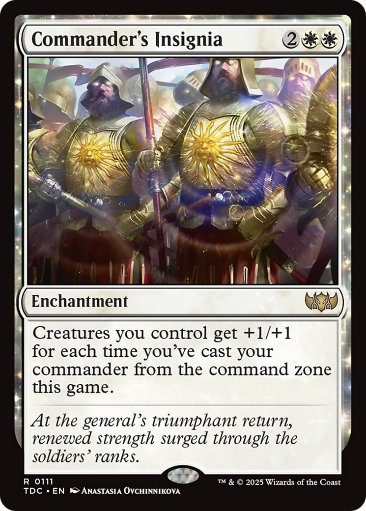 Commander's Insignia [Tarkir: Dragonstorm Commander] - Destination Retro