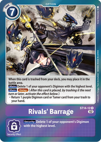Rival's Barrage [ST14-12] [Starter Deck: Beelzemon Advanced Deck Set] - Destination Retro