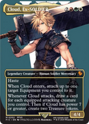 Cloud, Ex-SOLDIER (Borderless) [FINAL FANTASY Commander] - Destination Retro