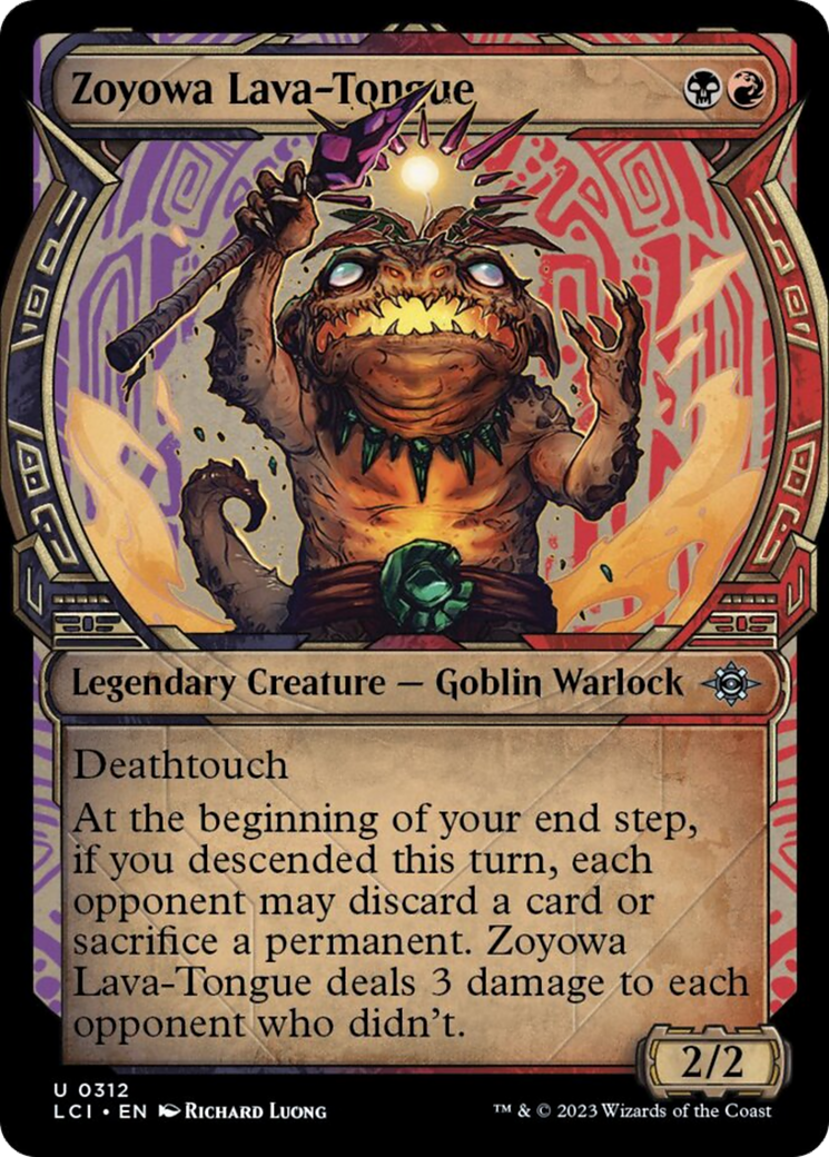Zoyowa Lava-Tongue (Showcase) [The Lost Caverns of Ixalan] - Destination Retro