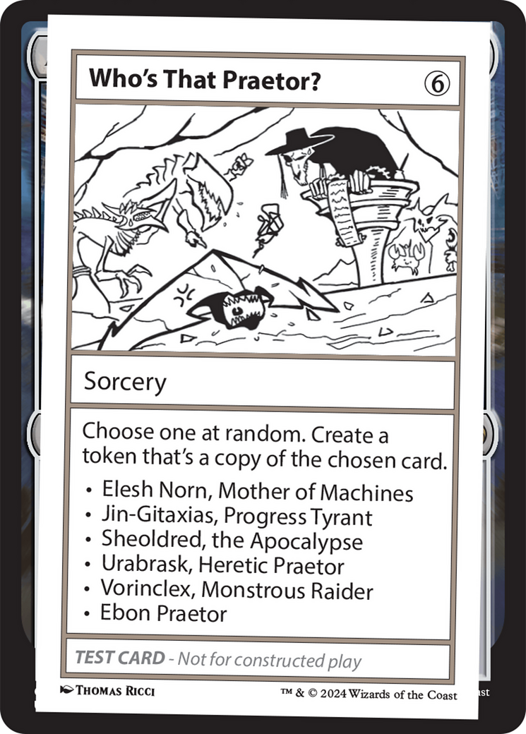 Who's That Praetor? [Mystery Booster 2 Playtest Cards] - Destination Retro