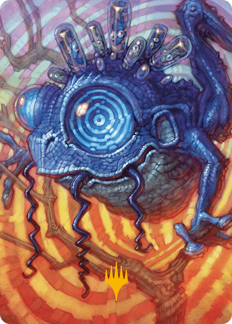 Psychic Frog Art Card (Gold-Stamped Planeswalker Symbol) [Modern Horizons 3 Art Series] - Destination Retro