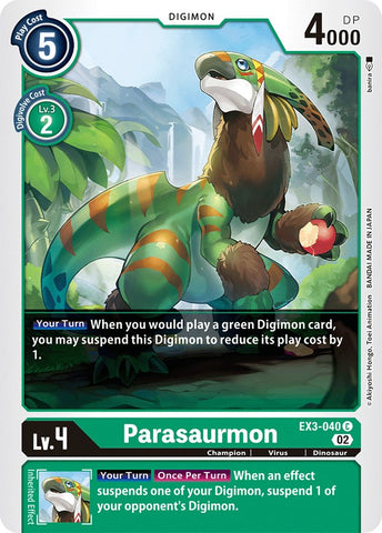 Parasaurmon [EX3-040] [Draconic Roar] - Destination Retro