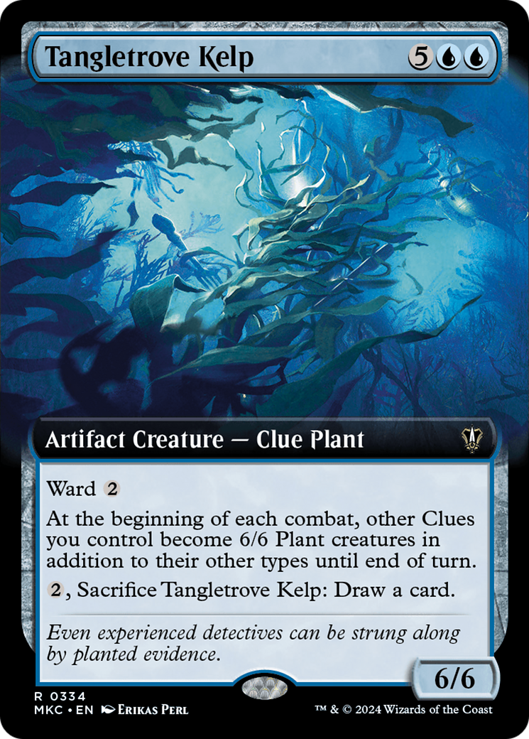 Tangletrove Kelp (Extended Art) [Murders at Karlov Manor Commander] - Destination Retro