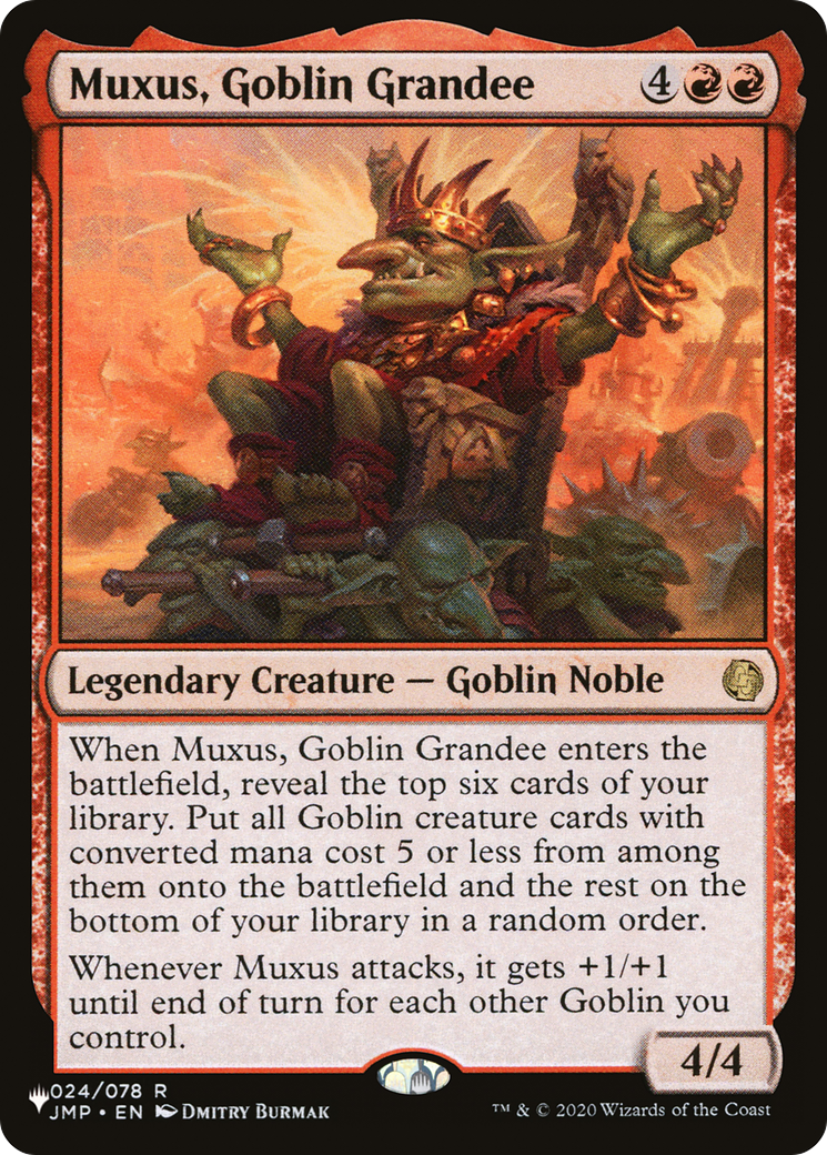 Muxus, Goblin Grandee [The List] - Destination Retro