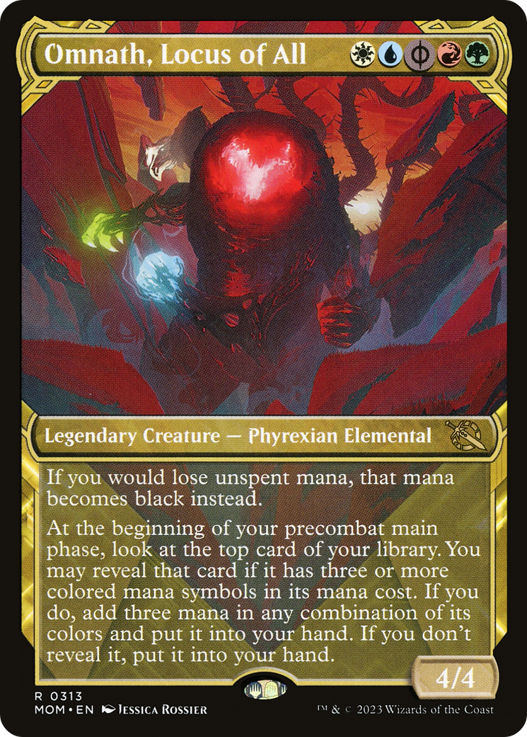 Omnath, Locus of All (Showcase Planar Booster Fun) [March of the Machine] - Destination Retro