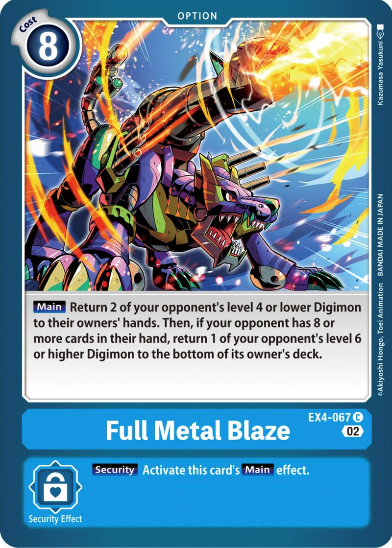 Full Metal Blaze [EX4-067] [Alternative Being Booster] - Destination Retro