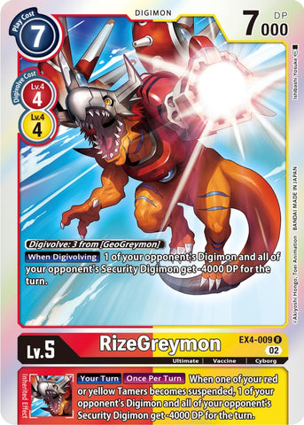RizeGreymon [EX4-009] [Alternative Being Booster] - Destination Retro