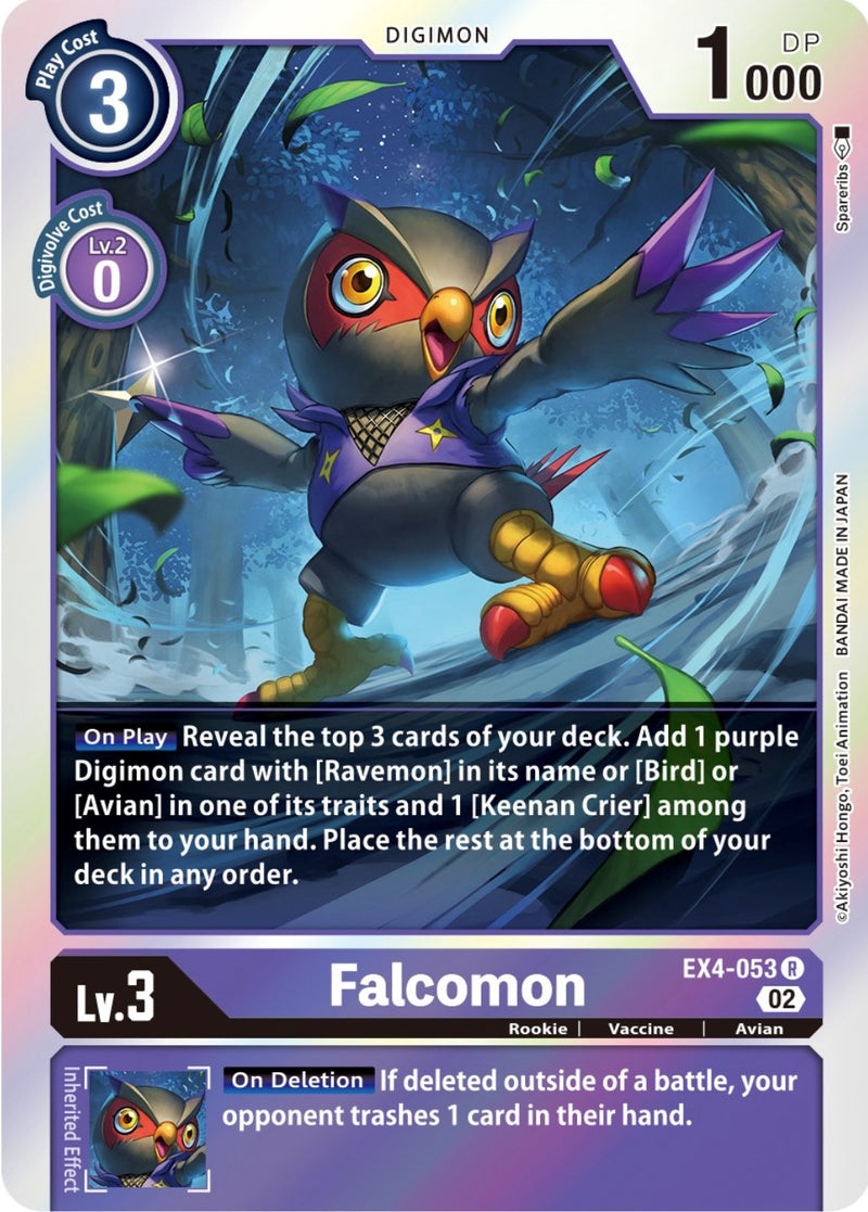 Falcomon [EX4-053] [Alternative Being Booster] - Destination Retro