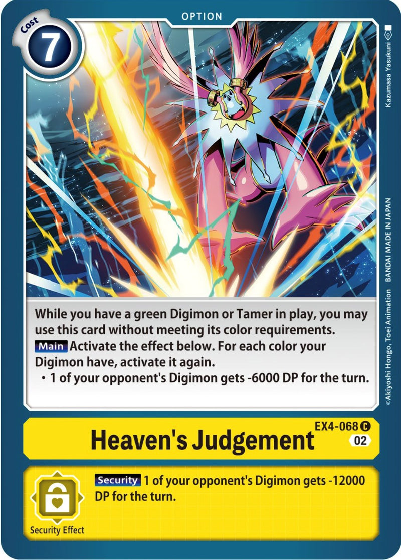 Heaven's Judgement [EX4-068] [Alternative Being Booster] - Destination Retro