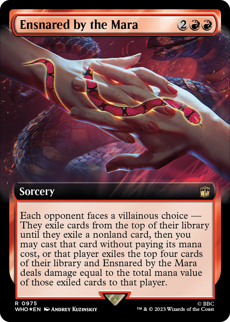 Ensnared by the Mara (Extended Art) (Surge Foil) [Doctor Who] - Destination Retro