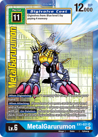 MetalGarurumon [EX1-021] (Alternate Art) [Classic Collection] - Destination Retro