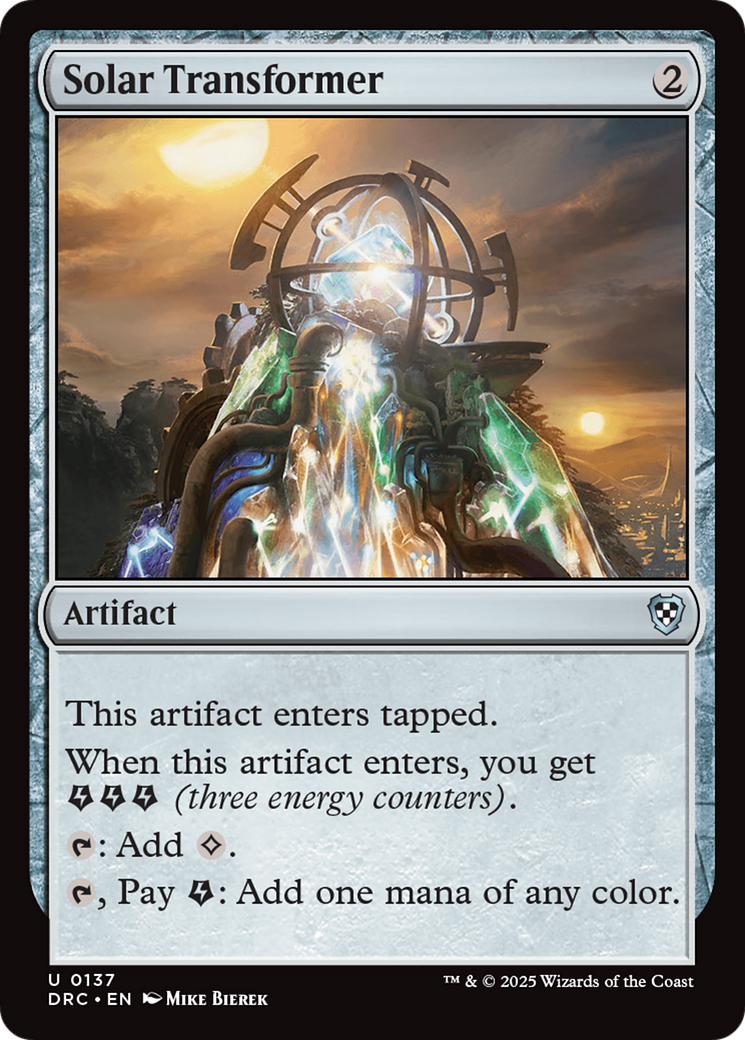 Solar Transformer [Aetherdrift Commander] - Destination Retro