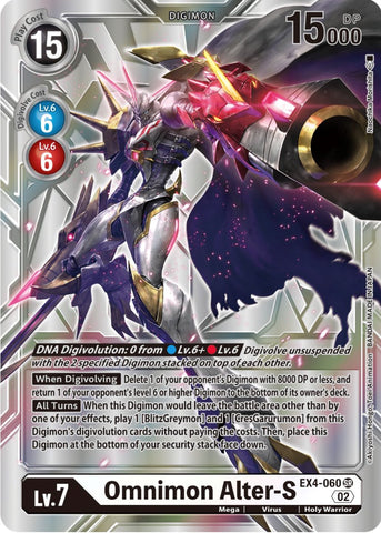 Omnimon Alter-S [EX4-060] (Alternate Art) [Alternative Being Booster] - Destination Retro
