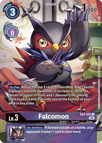 Falcomon [EX4-053] (Alternate Art) [Alternative Being Booster] - Destination Retro