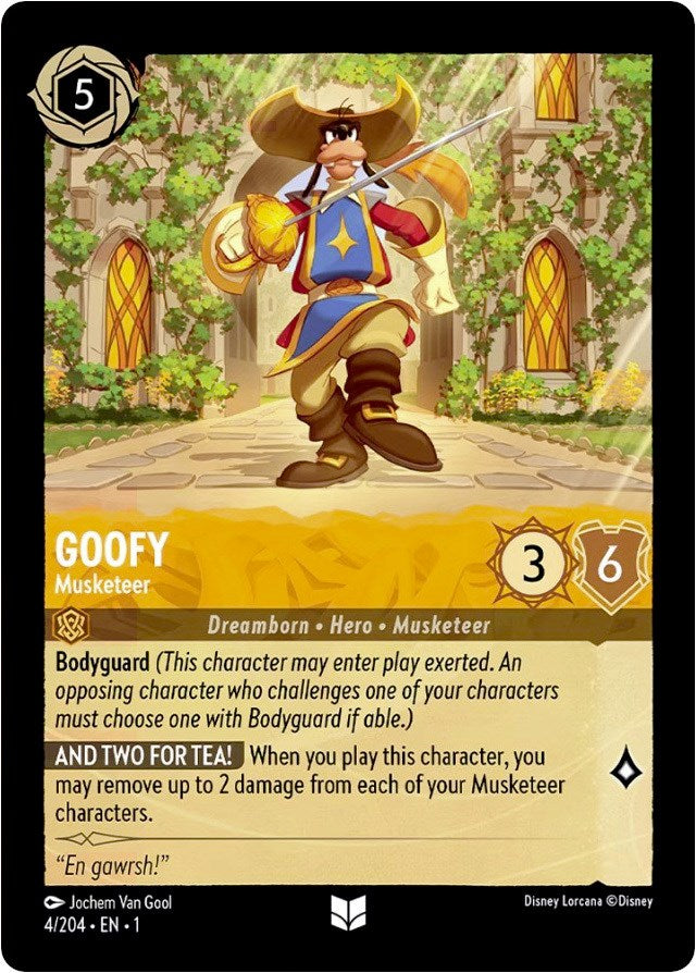 Goofy - Musketeer (4/204) [The First Chapter] - Destination Retro