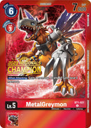 MetalGreymon [BT1-021] (2023 Regionals Champion) [Release Special Booster Promos] - Destination Retro