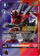 WarGrowlmon [EX3-062] (2023 Regionals Participant) [Draconic Roar Promos] - Destination Retro