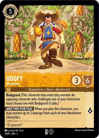 Goofy - Musketeer (12/P1) [Promo Cards] - Destination Retro