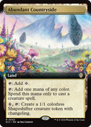 Abundant Countryside (Extended Art) [Lorwyn Eclipsed Commander] - Destination Retro