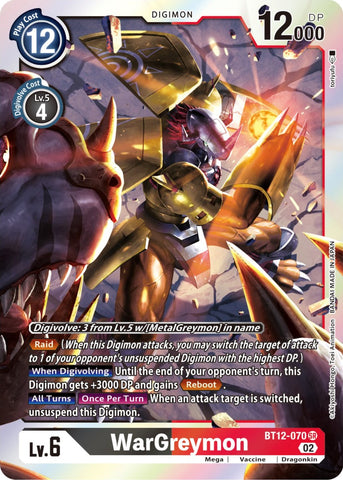WarGreymon [BT12-070] [Across Time] - Destination Retro