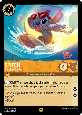 Stitch - Carefree Surfer (21/204) [The First Chapter] - Destination Retro