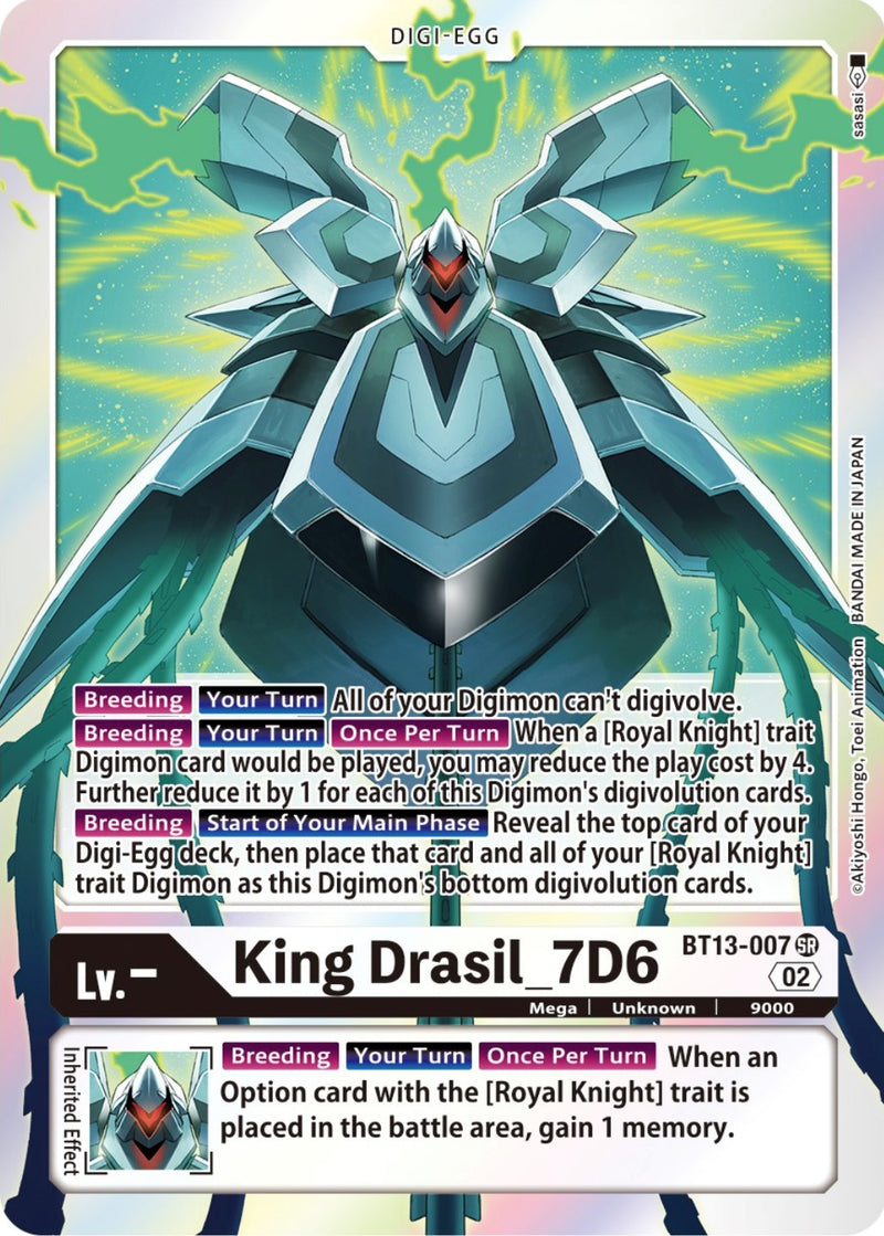 King Drasil_7D6 [BT13-007] [Versus Royal Knights Booster] - Destination Retro
