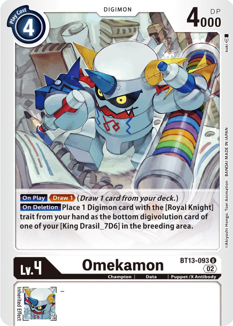 Omekamon [BT13-093] [Versus Royal Knights Booster] - Destination Retro