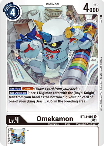 Omekamon [BT13-093] [Versus Royal Knights Booster] - Destination Retro