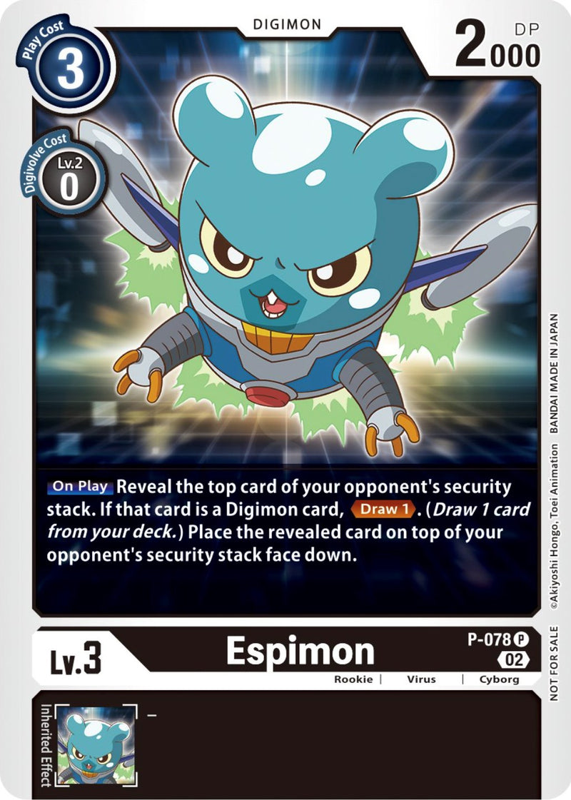 Espimon [P-078] (Versus Royal Knight Booster Pre-Release Pack) [Promotional Cards] - Destination Retro