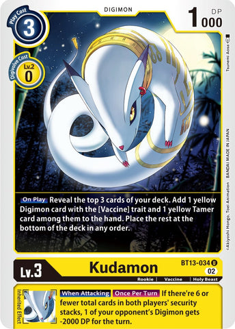 Kudamon [BT13-034] [Versus Royal Knights Booster] - Destination Retro