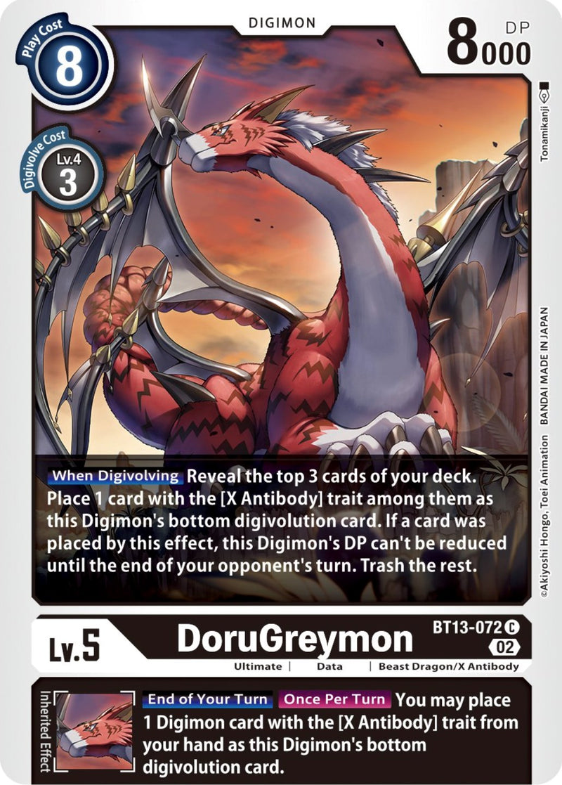 DoruGreymon [BT13-072] [Versus Royal Knights Booster] - Destination Retro