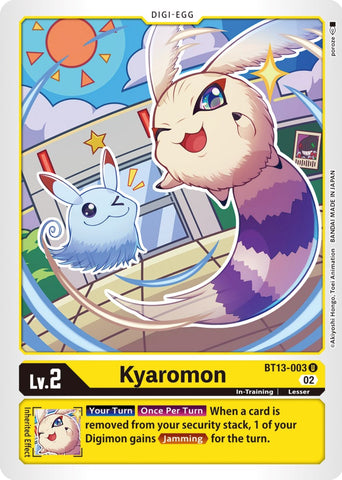 Kyaromon [BT13-003] [Versus Royal Knights Booster] - Destination Retro