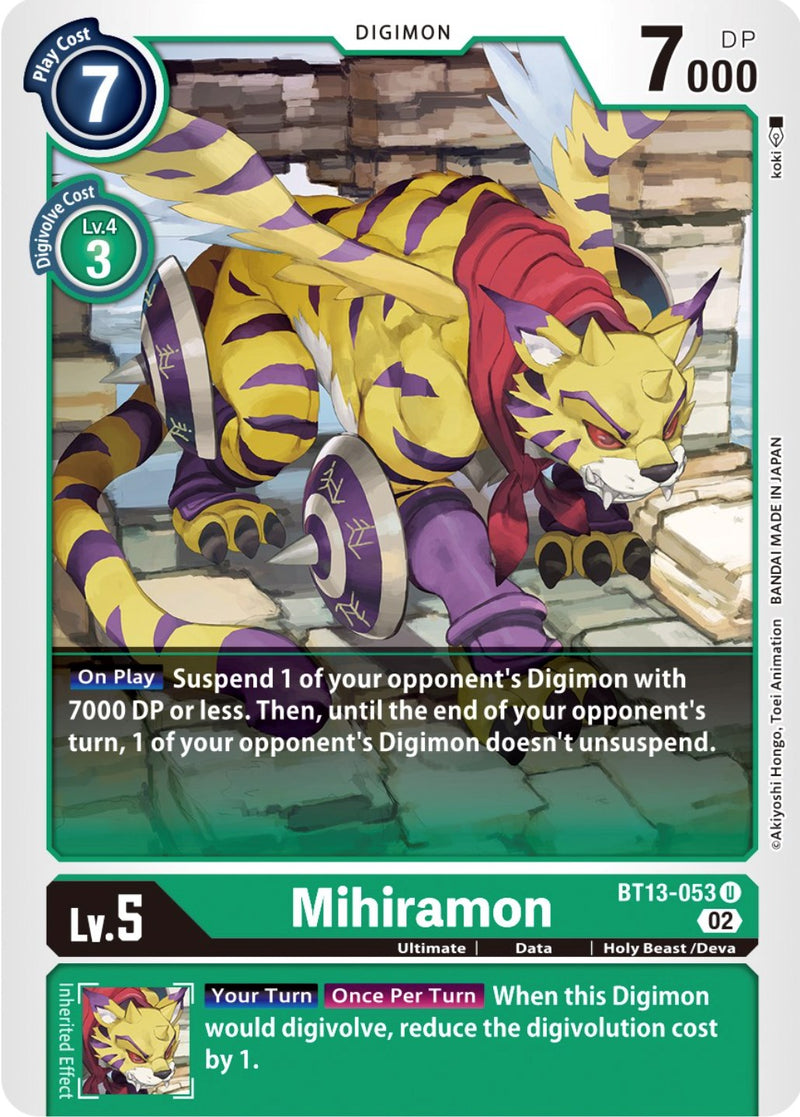 Mihiramon [BT13-053] [Versus Royal Knights Booster] - Destination Retro