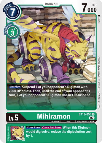 Mihiramon [BT13-053] [Versus Royal Knights Booster] - Destination Retro