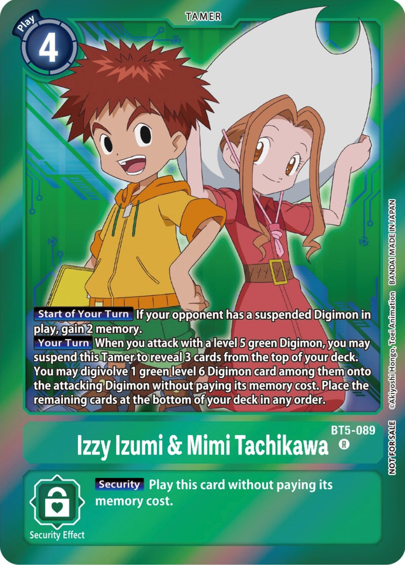 Izzy Izumi & Mimi Tachikawa [BT5-089] (Event Pack 5) [Battle of Omni Promos] - Destination Retro
