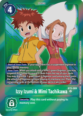 Izzy Izumi & Mimi Tachikawa [BT5-089] (Event Pack 5) [Battle of Omni Promos] - Destination Retro