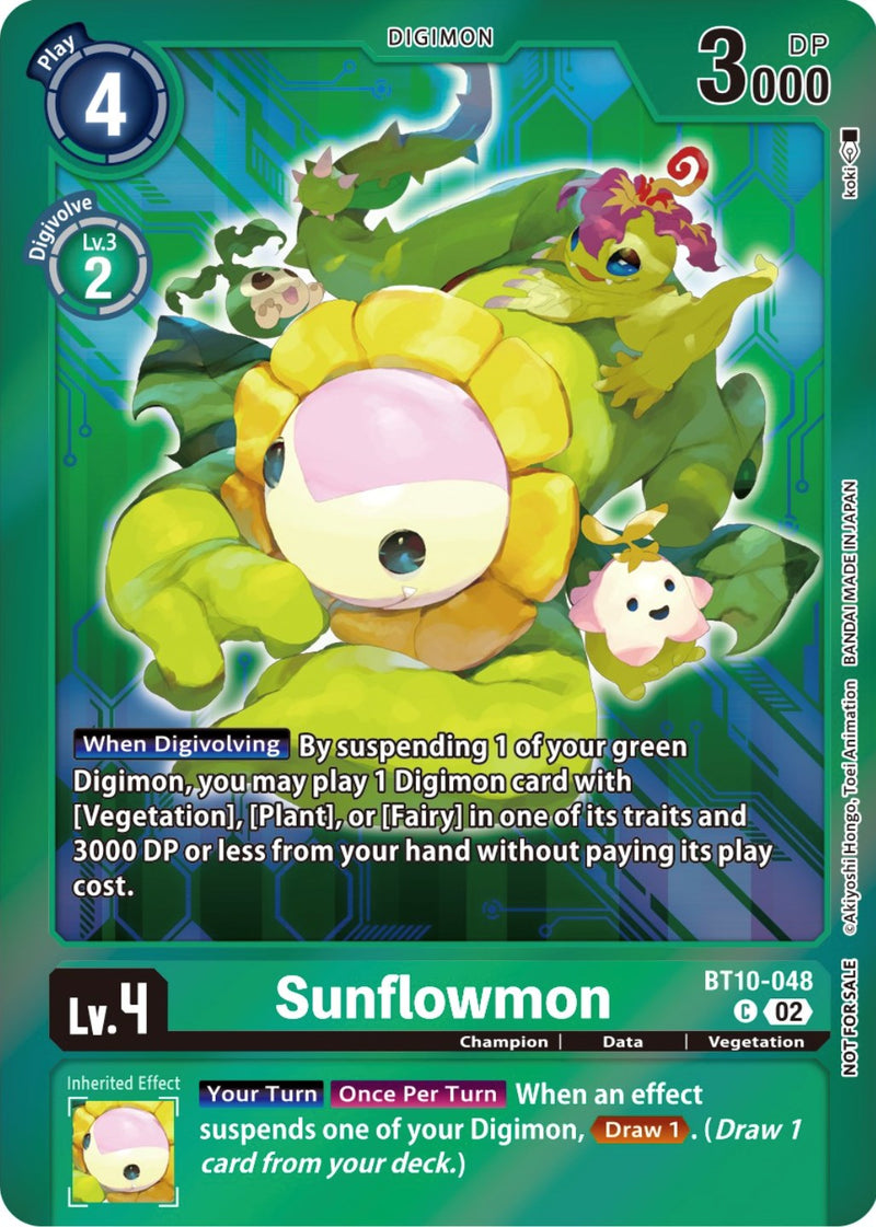 Sunflowmon [BT10-048] (Event Pack 5) [Xros Encounter Promos] - Destination Retro