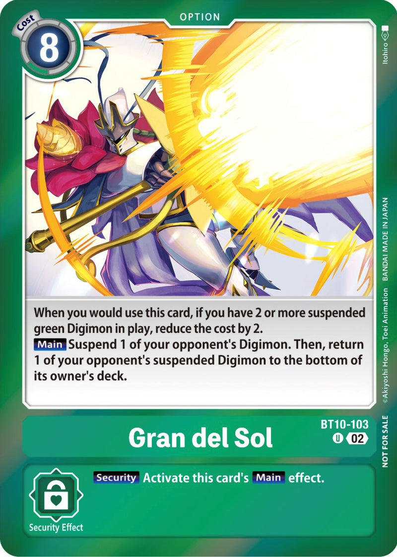 Gran del Sol [BT10-103] (Event Pack 5) [Xros Encounter Promos] - Destination Retro