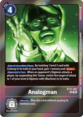 Analogman [BT11-092] (Event Pack 5) [Dimensional Phase Promos] - Destination Retro