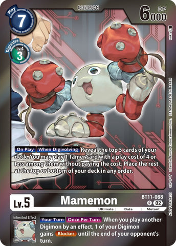 Mamemon [BT11-068] (Event Pack 5) [Dimensional Phase Promos] - Destination Retro