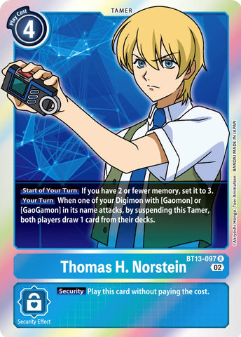Thomas H. Norstein [BT13-097] [Versus Royal Knights Booster] - Destination Retro