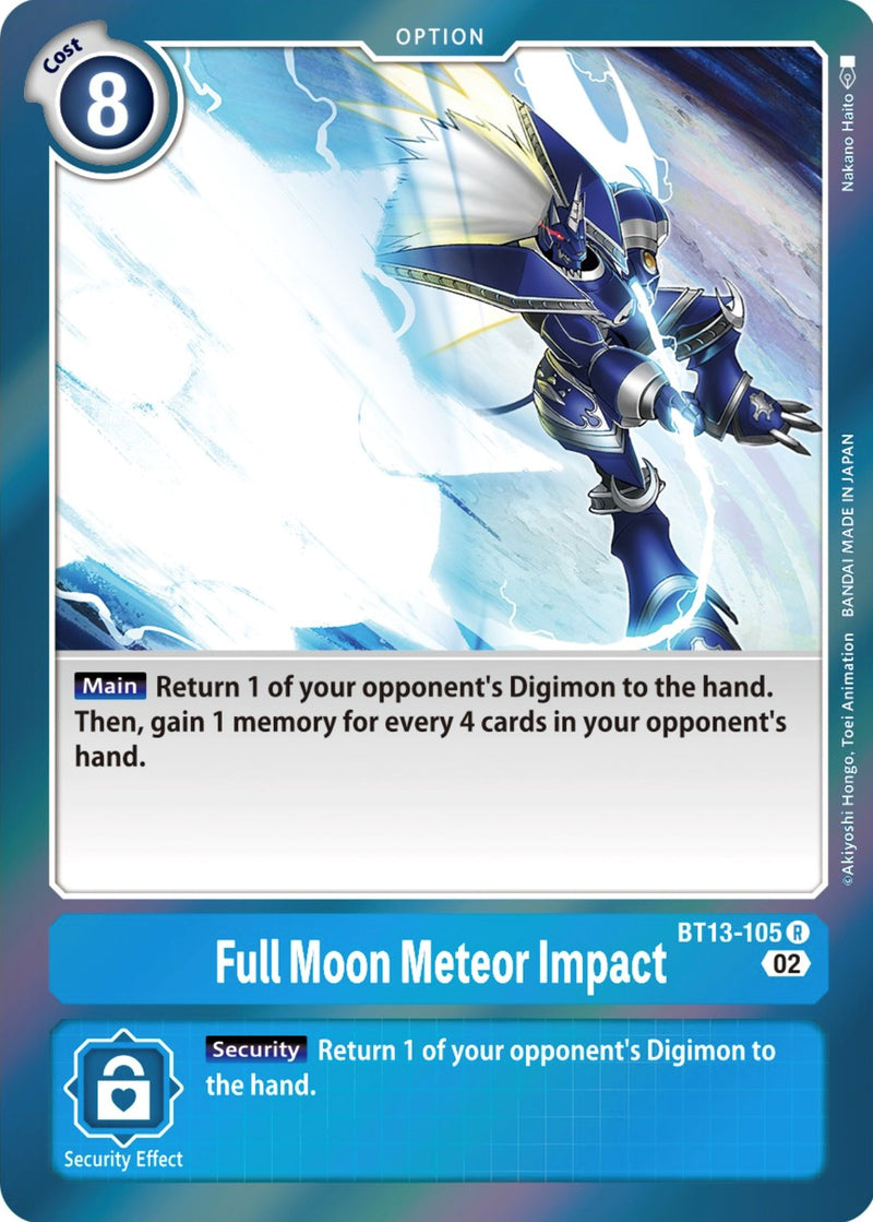 Full Moon Meteor Impact [BT13-105] [Versus Royal Knights Booster] - Destination Retro