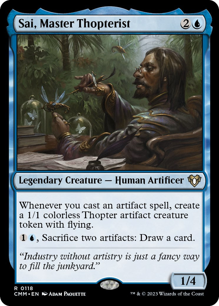 Sai, Master Thopterist [Commander Masters] - Destination Retro