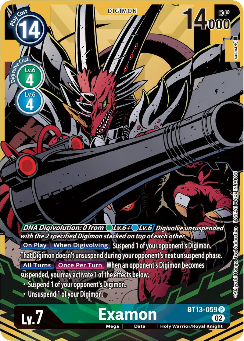 Examon [BT13-059] (Alternate Art) [Versus Royal Knights Booster] - Destination Retro