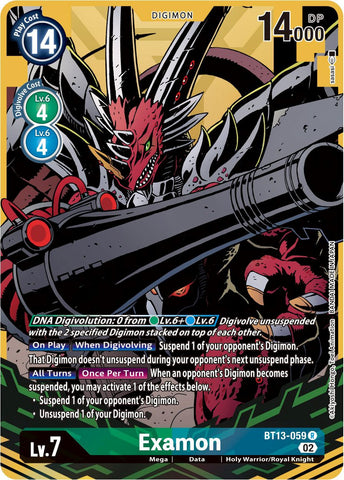 Examon [BT13-059] (Alternate Art) [Versus Royal Knights Booster] - Destination Retro